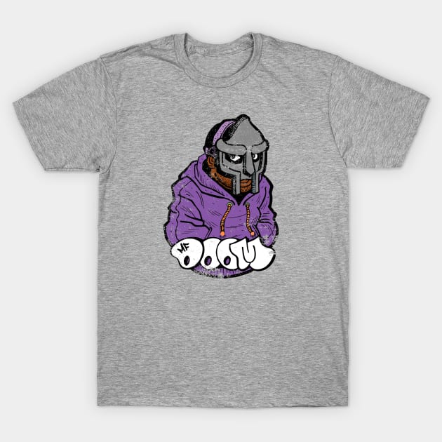 mf doom purple hoodie grunge T-Shirt by segarkering